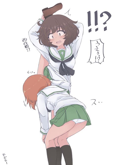 Nishizumi Miho And Akiyama Yukari Girls Und Panzer Drawn By Hazuki