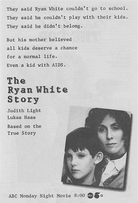 The Ryan White Story 1989