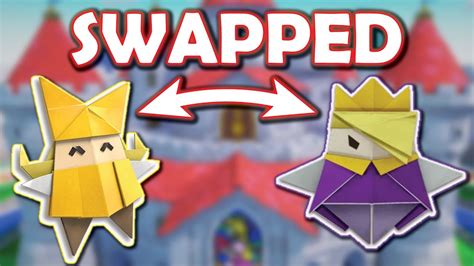 I Swapped Olivia And King Olly In Paper Mario The Origami King Youtube