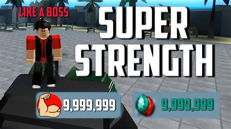 Super Strength And Gem Codes In Roblox Weight Lifting Simulator 3 Youtube
