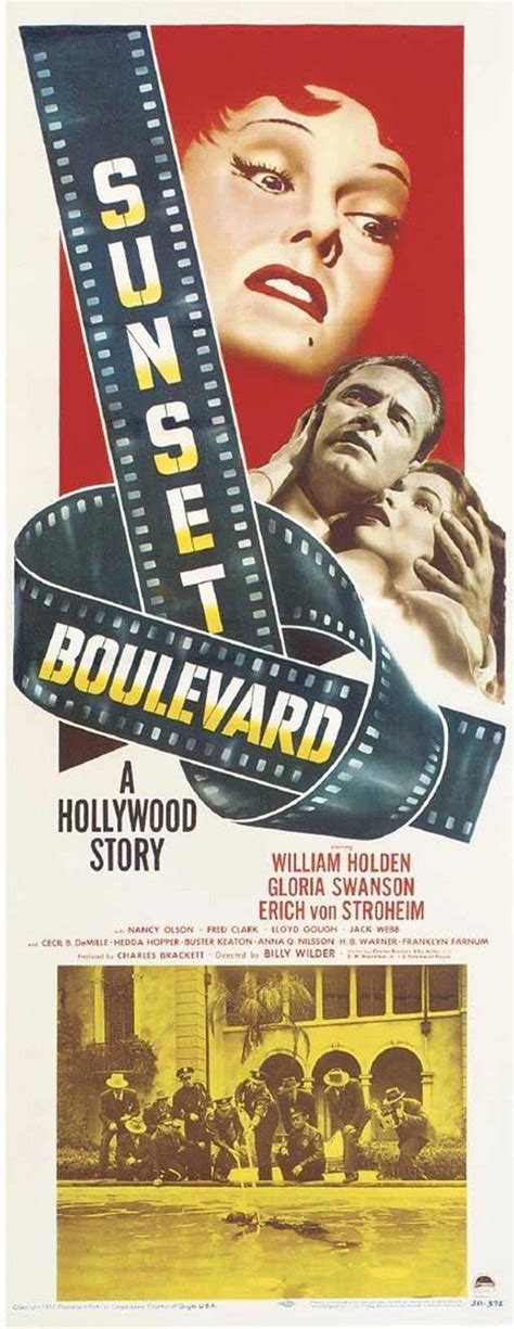 Don't miss sunset boulevard when turner classic movies: Sunset Boulevard 14x36 Movie Poster (1950) in 2020 | Old ...