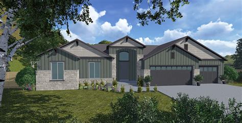 Greeley - A craftsman style rambler house plan - Walker ...
