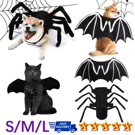 Halloween Pet Cat Dog Bat Wingspider Cosplay Clothing Fancy Dress Up