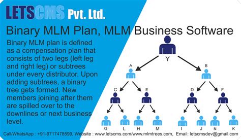 Business Mlm Binary Plan Mlm Software Binary Mlm Compensation Plan