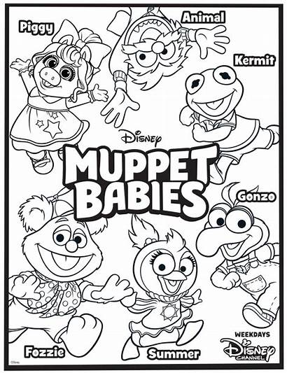 Muppet Coloring Babies Pages Disney Muppets Win
