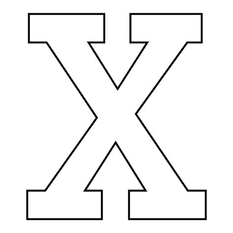 10 Best Letter X Printable Templates Pdf For Free At Printablee