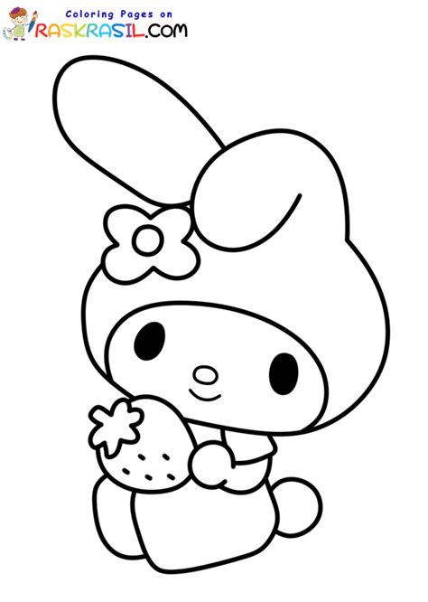 36 Kuromi And My Melody Coloring Pages Sebastianleni