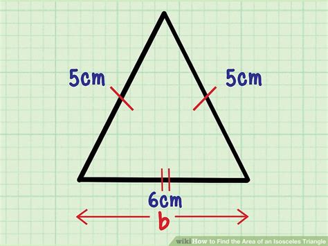 An isosceles triangle is a triangle with two sides of the same length. How to Find the Area of an Isosceles Triangle (with Pictures)