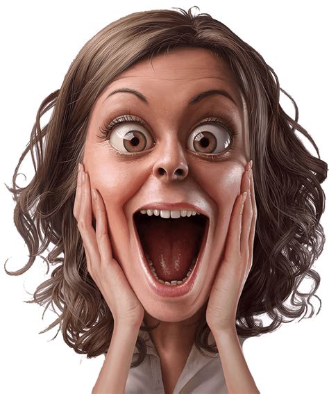 Download Woman Vector Surprised Free Transparent Image Hq Hq Png Image