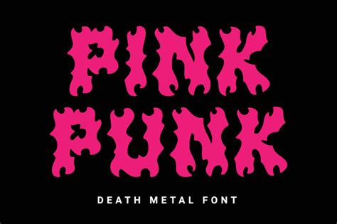 Pink Punk Font Dafont Com
