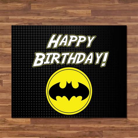 Happy Birthday Batman Clip Art