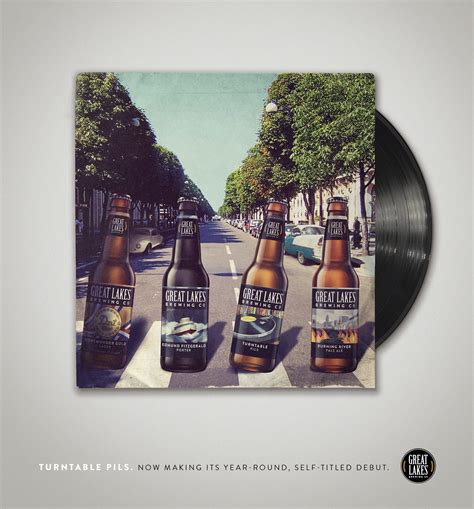 Brokaw Work Great Lakes Brewing Company Turntable Campaign
