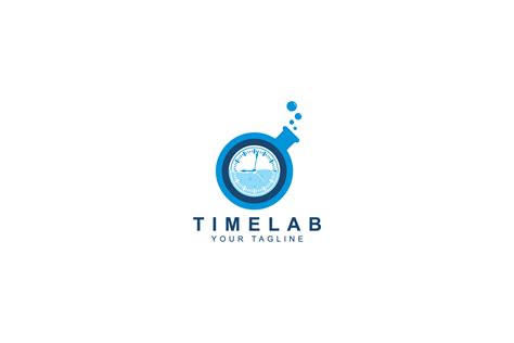 Time Lab Logo Design Graphic By Sabavector · Creative Fabrica