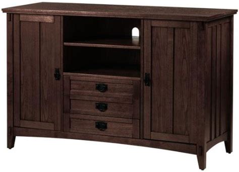 The two large side storage cabinets open to two adjustable shelves. $7SALE Artisan Tv Cabinet, 35″X53″X20″, MACINTOSH OAK ...