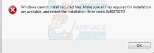 Fix Windows Cannot Install Required Files X D Appuals