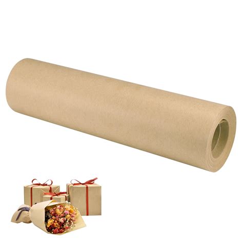 Kraft Paper Crafts Roll Brown Art T Packaging Wrapping Decoration