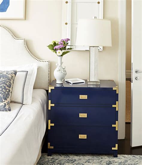 The bedroom furniture store in raleigh, nc. Victoria 3-Drawer Side Table - Blue (With images ...