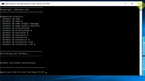 How To Activate Windows 10 Using Cmd Or Batch File Otosection