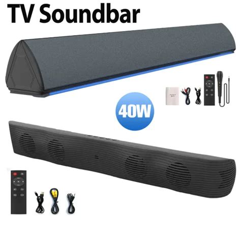 Tv Soundbar Bluetooth Subwoofer Home Theater Sound Bar System Wireless