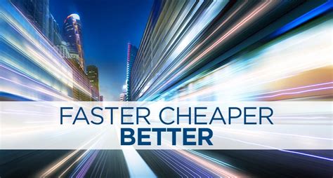 Faster Cheaper Better Ljm Group