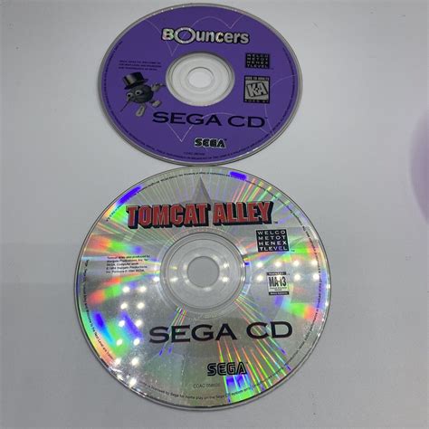 Tomcat Alley And Bouncers Sega Cd Video Game Tested Authentic