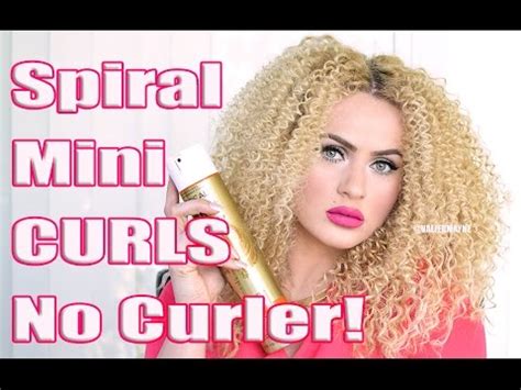 You diy your own foam curlers. How To Get Spiral Curls Without A Curling Iron! - YouTube