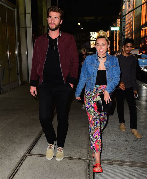 Miley Cyrus And Liam Hemsworth Hold Hands On Nyc Date Night See The