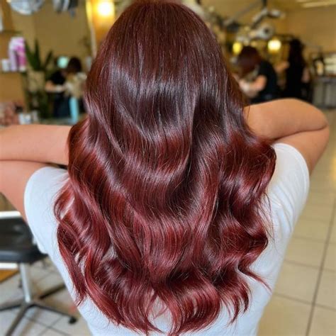 5 Chocolate Cherry Hair Ideas And Formulas Wella Professionals