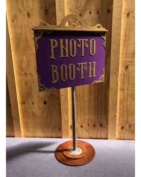Vintage Photo Booth Sign Black Chilli