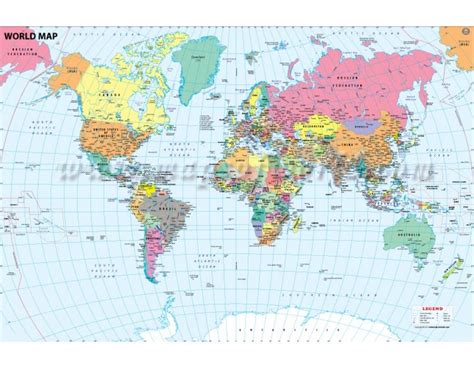 Buy World Map With Major Cities Map World Map Social Studies Worksheets