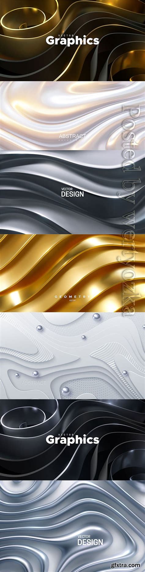 Luxury Abstract Vector Backgrounds With Golden Lines Gfxtra