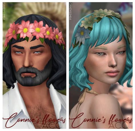 Connies Flowers Crown At Candy Sims 4 The Sims 4 Catalog