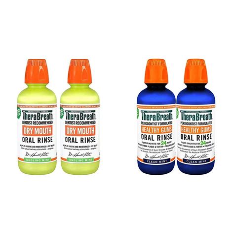 Therabreath Dry Mouth Oral Rinse 16 Oz Bottle Pack Of 2