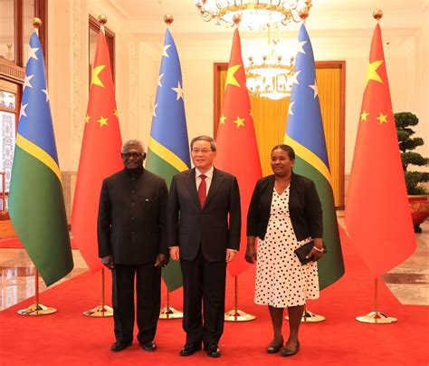 Prime Minister Sogavare Reaffirms Solomon Islands Respect For One China