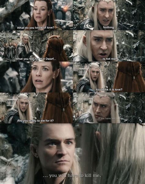 The Hobbit The Battle Of The Five Armies Tauriel Legolas And