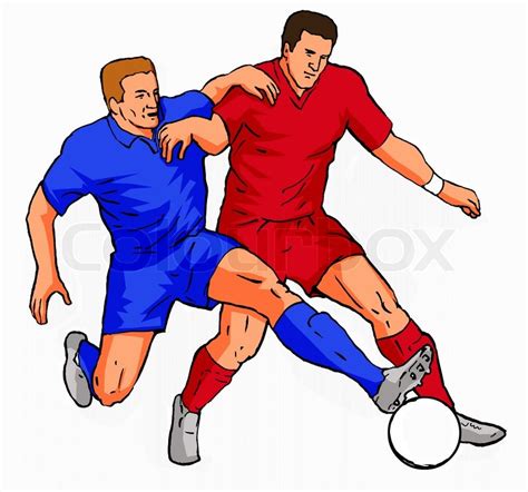 Soccer 2 Players Tackling The Clipart Panda Free Clipart Images