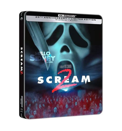 Scream 2 4k 2d Blu Ray Steelbook Coming October Steelbooks