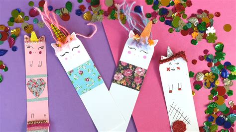 Easy Diy Unicorn Bookmarks Diy Thought