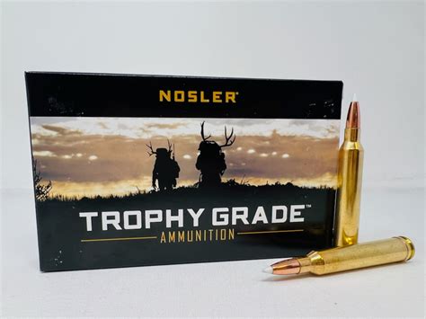 Nosler 7mm Stw Ammunition Trophy Grade 160 Grain Accubond Ballistic Tip