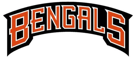 Cincinnati Bengals Wordmark Logo | Word mark logo, Cincinnati bengals, Cincinnati bengals football