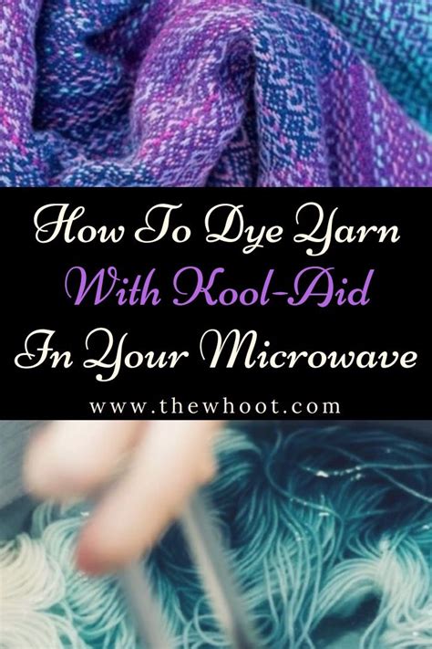Pour some vinegar in a bowl and soak your yarn for a minimum of 30 minutes prior to dyeing the yarn. How To Dye Yarn In Microwave With Kool-Aid Or Food ...