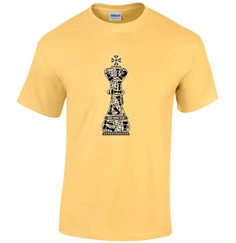 Wit T Shirt Chess King Victories Chess King Filled With Piecies