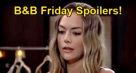 The Bold And The Beautiful Spoilers Friday August 11 Hope Drops