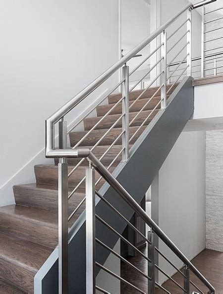 20 Simple And Modern Stair Railing Designs For Home 2023
