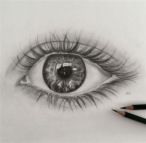 Realistisch Oog Tekenen Grafiet Graphite Realistic Eye Drawing Oog