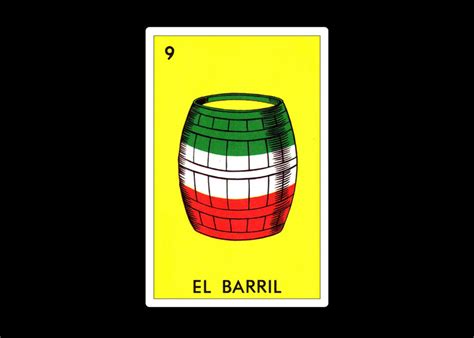 loteria mexicana el barril loteria mexicana design el barril t regalo el barril