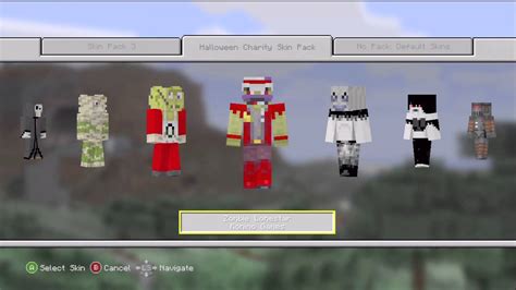 Halloween Charity Skin Pack Preview Minecraft Xbox 360 Youtube