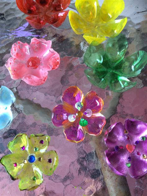 Beautiful Flowers Made From Plastic Bottles Flower Making Crafts