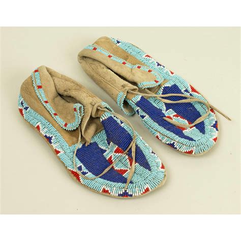 Beaded Indian Moccasins Witherells Auction House
