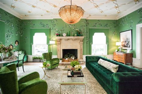 Your First Look At The 2017 Sf Decorator Showcase Green Living Room
